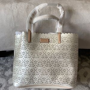 NWT Coach Metro Laser Cut City Tote